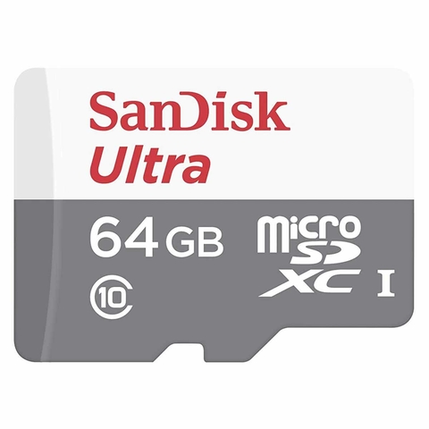 Memoria Micro SD 64GB Clase 10 Sandisk Ultra