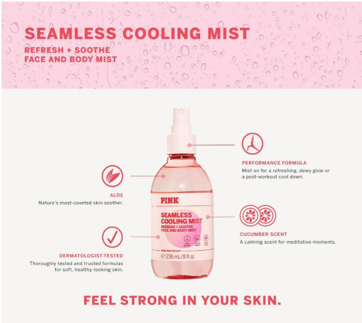 Victoria's Secret PINK Seamless Cooling Mist