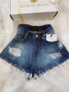 SHORT DESTROYED CARLA LADY ROCK( JEANS ESCURO)