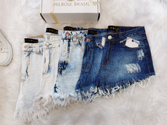 SHORT DESTROYED CARLA LADY ROCK( JEANS ESCURO) na internet