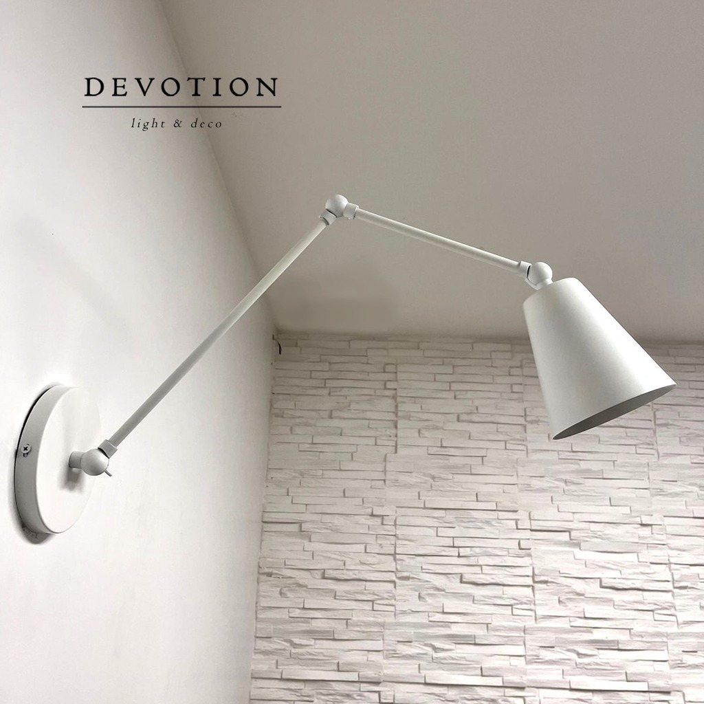 Aplique de pared Modelo PETIT con movimientos. Modelo Large