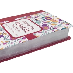 Bíblia da Mamãe | ARA | Letra Normal | Capa Luxo Flores Goiaba - Blessed Book Store