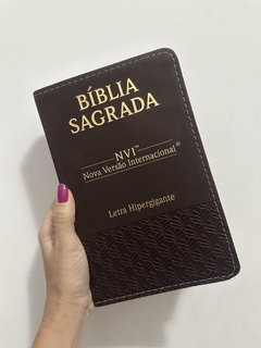 Biblia Sagrada NVI letra hipergigante