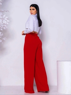 Calça Pantalona Duna Virginia Vermelha - comprar online