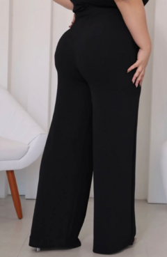 Calca Pantalona Plus Luiza Preta - comprar online