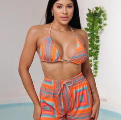 Conjunto Trikini Katia Laranja