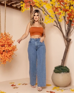 Calca Wide Leg Jeans Rayane 1645 - AUTHENTIC STORE LTDA