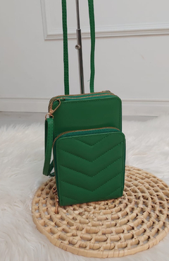 Mini Bag 3 Ziper Verde Bandeira
