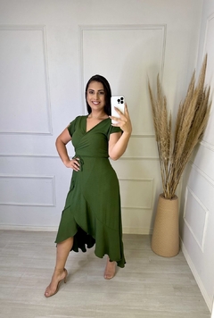 Imagem do Vestido Envelope Marrakesh Verde Militar