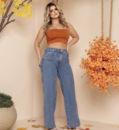 Calca Wide Leg Jeans Rayane 1645