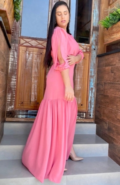 Vestido Longo Duna Rosa Ketlen - comprar online
