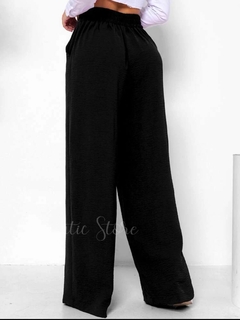 Calca Pantalona Duna Virginia Preta - comprar online