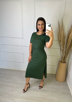 Imagem do Vestido Lara Fashion Verde Militar