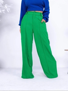 Calca Pantalona Duna Virginia Verde Bandeira - loja online