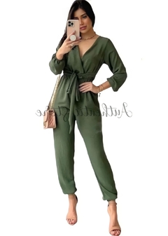 Macacão Duna Rhaysa Verde Militar - comprar online