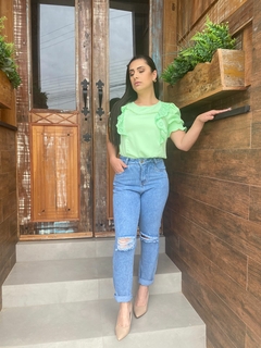 Blusa Lease Princess Selena Verde - AUTHENTIC STORE LTDA