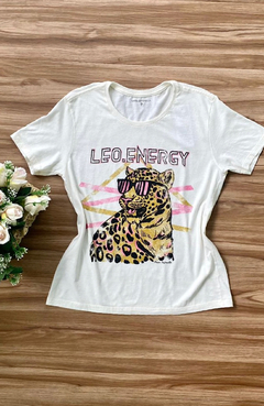 T-Shirt Leo Energy Off White