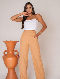 Cropped Faixa Modal Branco - loja online