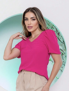 Blusa Duna Gola V Pink na internet