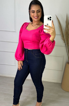 Cropped C/ Amarracao Flavia Pink