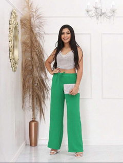 Calca Pantalona Maia Verde - loja online