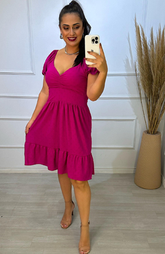 Vestido Duna Lolla Fucsia