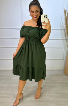 Vestido Belly Verde Militar