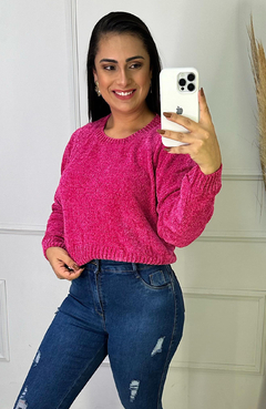 Cropped Tricout Jasmim Pink