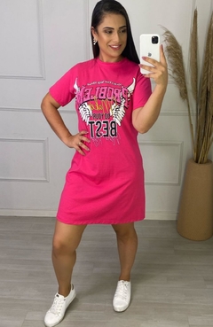 Vestido Tee Angel Pink na internet