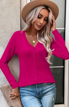 Cardigan Modal Laura Pink