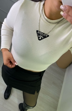 Cropped Prada Off White - AUTHENTIC STORE LTDA