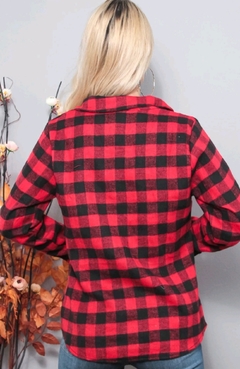 Camisa Flanelada Xadrez Vermelho - comprar online