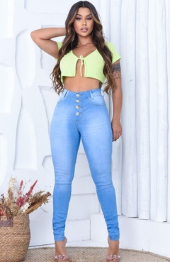 Calça Empina Bumbum Jeans Thaina