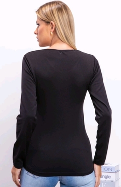 Blusa Cacharrel Térmica Preto - loja online