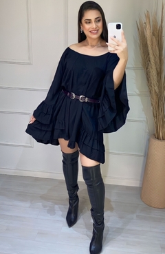 Vestido Bata Jessie Preto