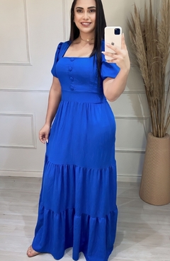 Vestido Longo Wandressa Azul