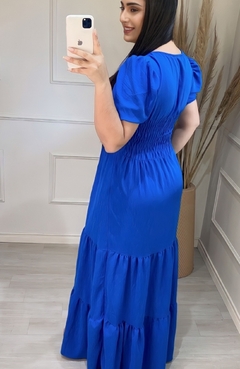Vestido Longo Wandressa Azul - comprar online