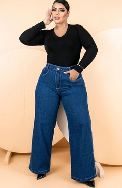 Calça Jeans Wide Leg Tauany