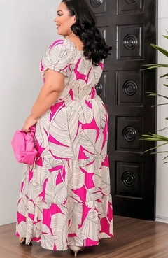 Vestido Plus Size Stella Pink - comprar online