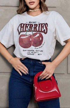 T-Shirt Rou Cherries Off White