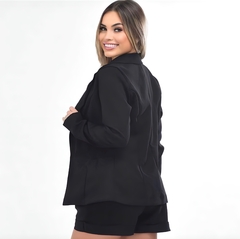 Blazer Viscolinho Alice Preto - AUTHENTIC STORE LTDA