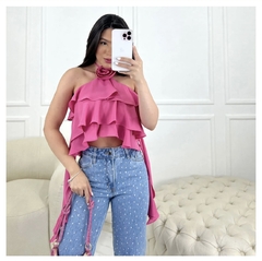 Blusa Flower Anna Luiza Pink