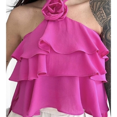 Blusa Flower Anna Luiza Pink - comprar online