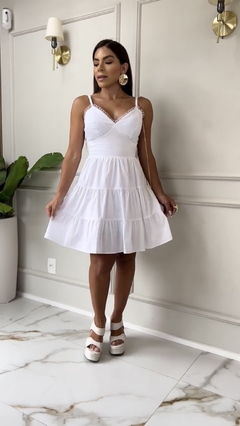 Imagem do Vestido Curto Aline Branco 318