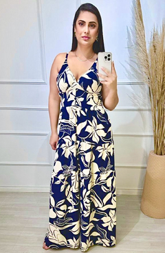 Vestido Longo Melani Azul Marinho