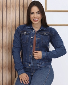 Jaqueta Jeans Azul Feminina Ava - AUTHENTIC STORE LTDA