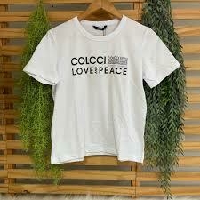Camiseta Love And Peace Branca - loja online