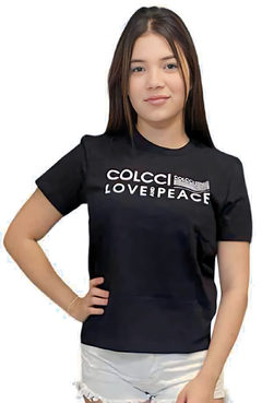 Camiseta Love And Peace Preta