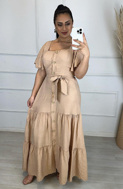 Vestido Longo Deise Nude