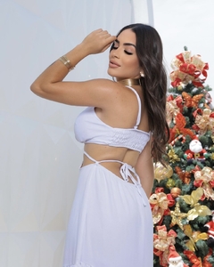 Vestido Longo Dubai Branco - comprar online